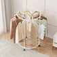 MHome Steel Clothes Airer Shape Free Standing Laundry Drying Rack Multifunctional Folding Clothes Dryer