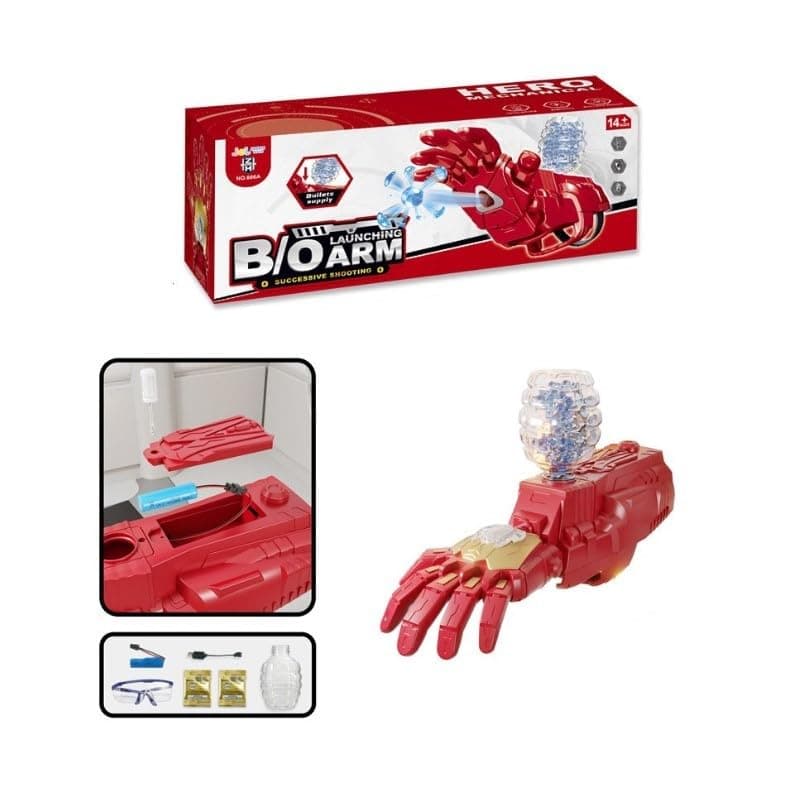 Generic Iron Man Inspired Electric Gauntlet Blaster - Rapid Fire Hero Action