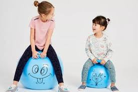 Mkids Sit & Bounce Rubber Hop Ball – Various Colours