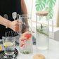 Glass Pitcher With Bamboo Lid