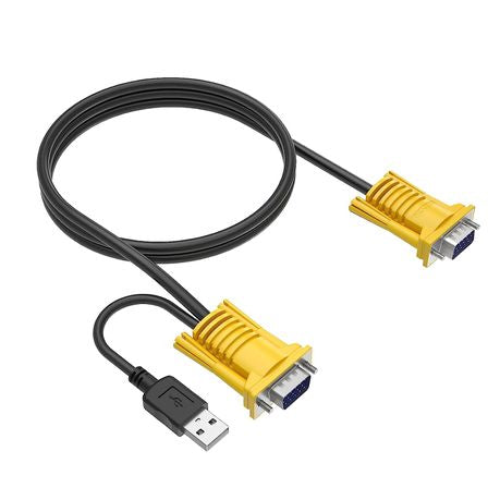 in-1 USB VGA KVM Cable 3M