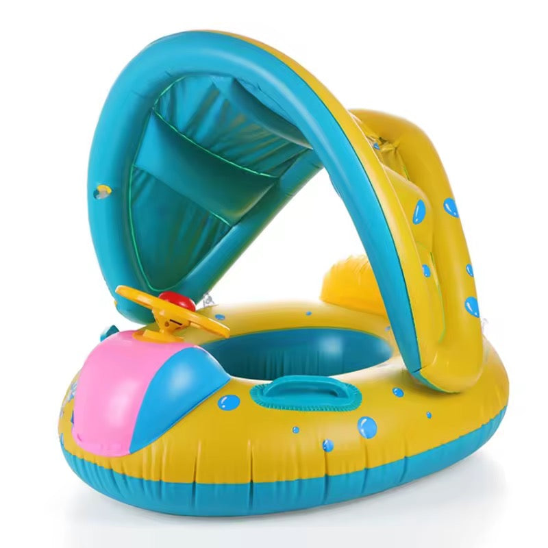 Kids Inflatable  Float with Sun Shade