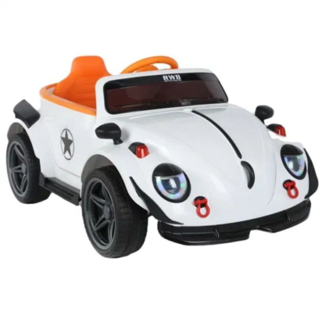 Beetle Styled Kids Electric Ride On Car - Various Colours
