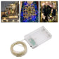 LED String Lights Battery Box Copper Wire Garland Lamp Outdoor Waterproof Fairy Lighting For Christmas Wedding Party Decor - 3M