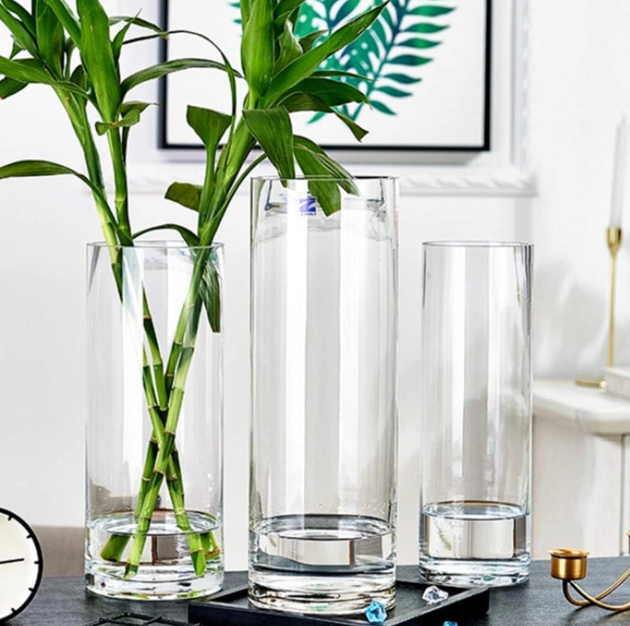 Trendy Narrow Glass Vases