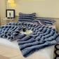 MHome Luxury Faux Fur Throw Blanket | Super Soft Faux Fur Blanket Warm 230x200cm