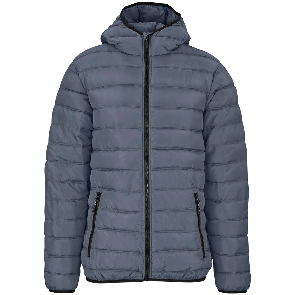 Mens Grey Insulated Jacket