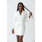 Ladies Double Breasted Blazer/Mini Skirt 2pc Set-Various Colours