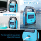 MTech 2-Pack Solar USB Rechargeable COB LED Camping Lantern – Waterproof Emergency Flashlight