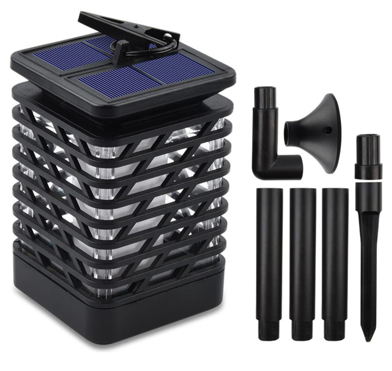 ARBES
Solar Torch Lights,Solar Lanterns Lights IP65 Waterproof Dancing Flickering Flame Solar Lights Landscape Decoration Lighting Dusk to Dawn Security Solar Flame,for Garden Patio Pathway 2pc Pack