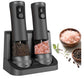 MHome Electric Kitchen Grinder with Adjustable Coarseness – Transparent Container Electric Spice & Herb Grinder – Stainless Steel Blades, Easy Clean, Powerful Motor – Perfect for Spices, Coffee