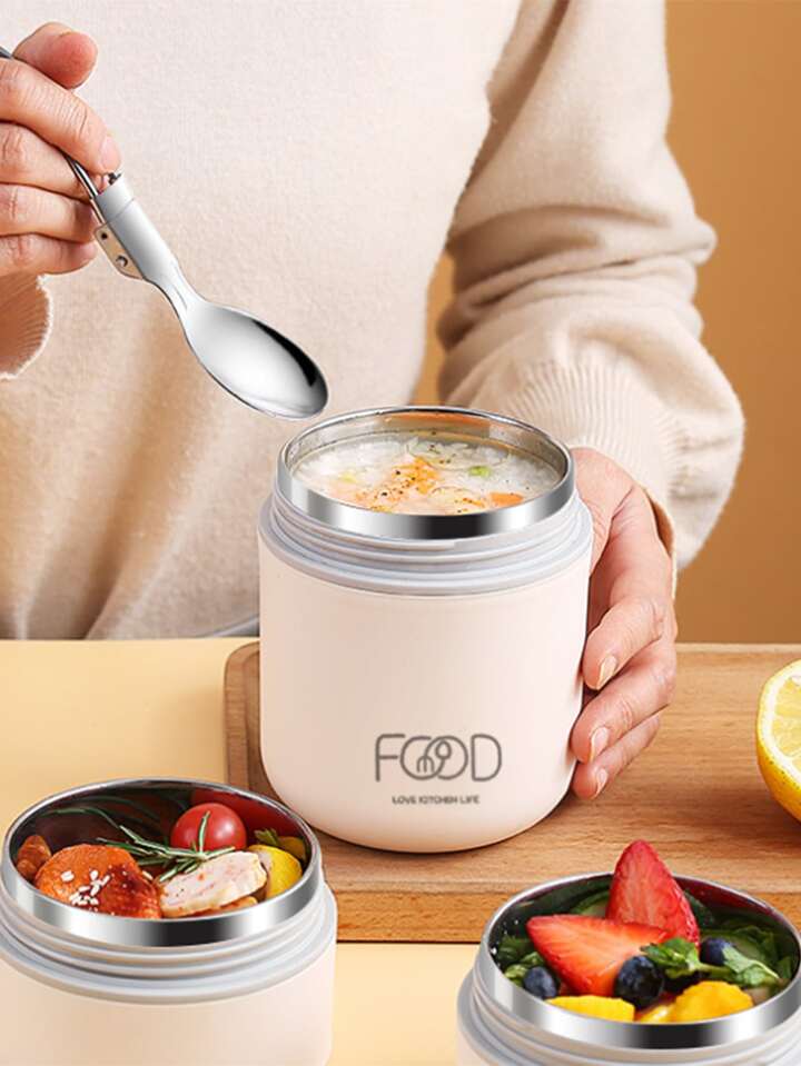 Stainless Steel Vacuum Thermal Lunch Box Insulated Lunch Bag Food Warmer Soup Cup Insulated Containers Bento Lunch Box