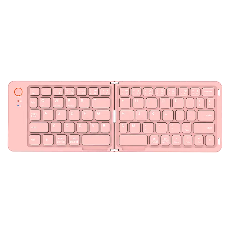 MTech Ultra Thin Rechargeable
Foldable Wireless
Bluetooth Keyboard
Available in Black, White
& Pink