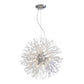 Crystal Fireworks Pendant Lamp Chrome