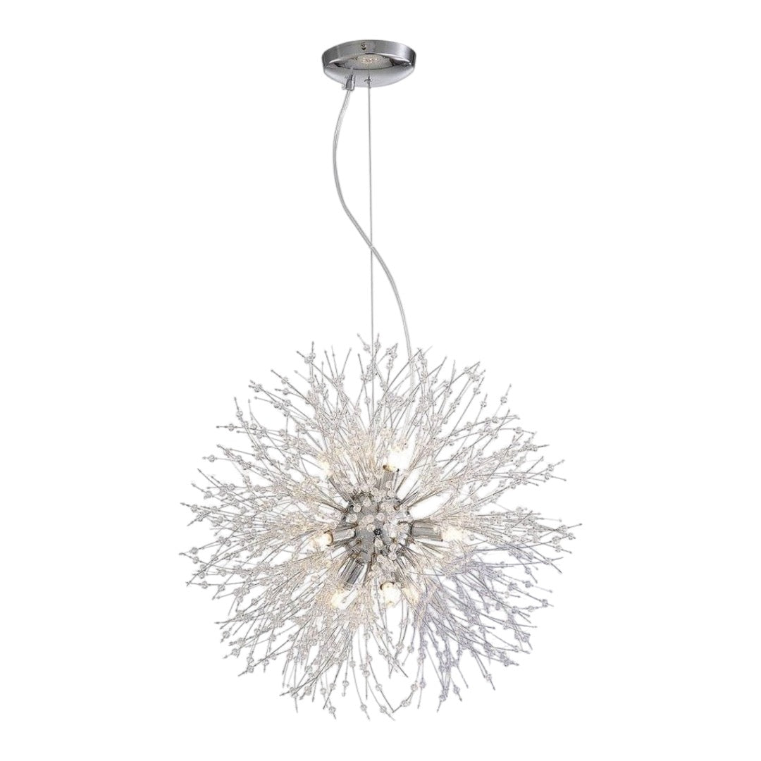 Crystal Fireworks Pendant Lamp Chrome