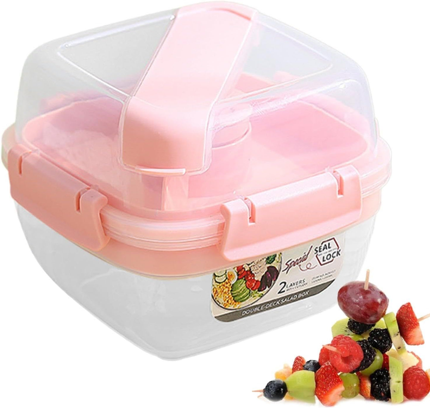 Salad Lunch Box 2 Layer