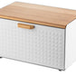 MHome Elegant Bamboo Lid Bread Bin-Various Colours