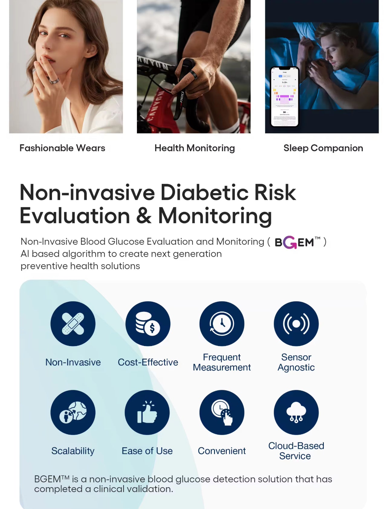 Smart Diabetic Health Ring- Worlds First Non Invasive!Preorder Sales Now Available…