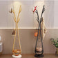 MHome Coat Rack Stand With Hooks, Coat Tree With Storage Basket, Coat Rack Freestanding Metal For Hallway, Office, Coat Hangers Stand Hall Tree With Shelves For Clothes, Scarves