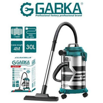 GABKA Professional Wet/Dry Vacuum Cleaner - 20& 30L Options