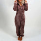 Winter Warm Onesies Sleepwear Women Long Sleeve Hooded Jumpsuit Various Colours