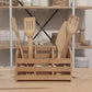 MHome Wooden Utensil Storage