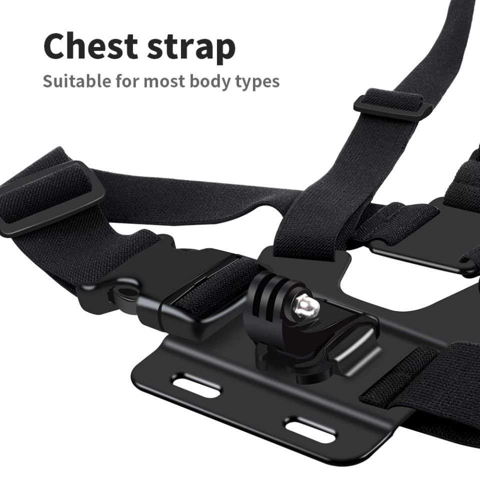 Universal Cell Phone Chest Mount Harness Strap Holder Mobile Phone GoPro Clip POV Video