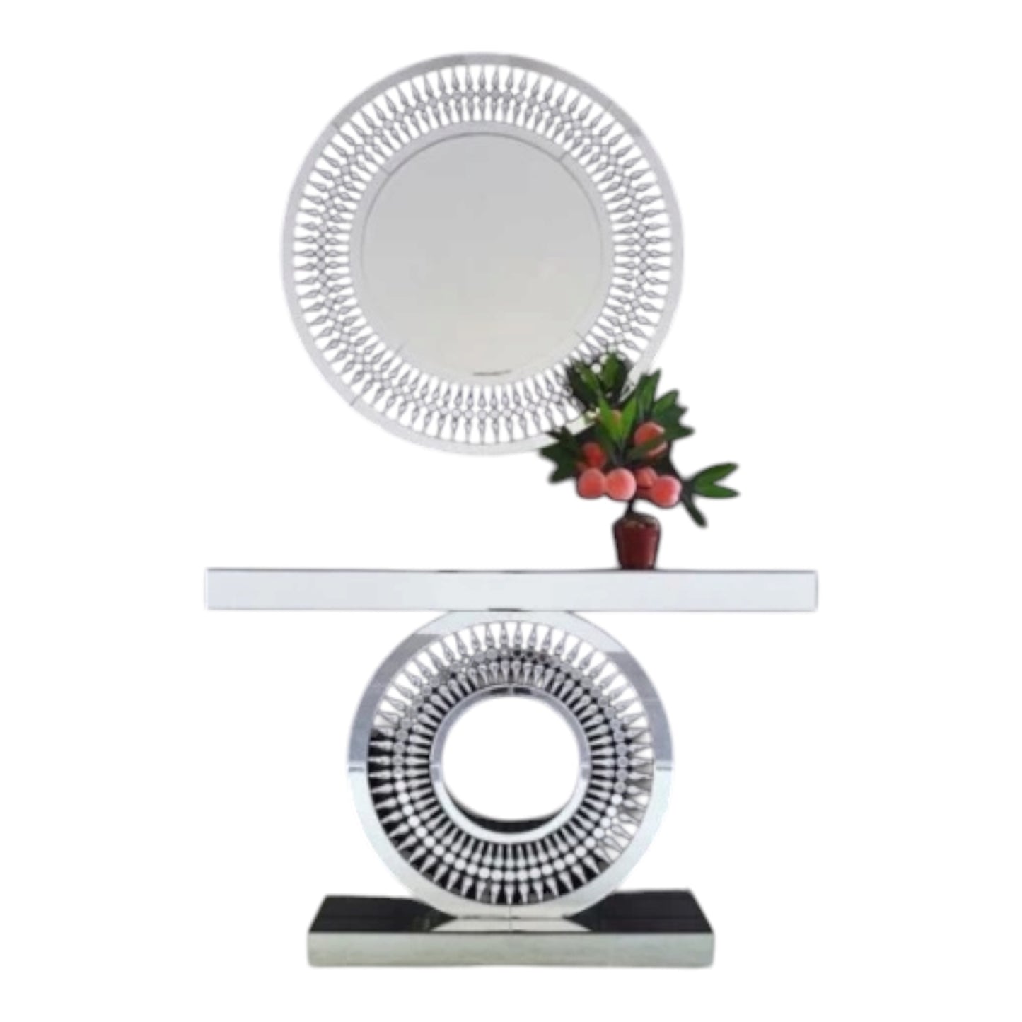 MFURN Retro Mirror & Console Set