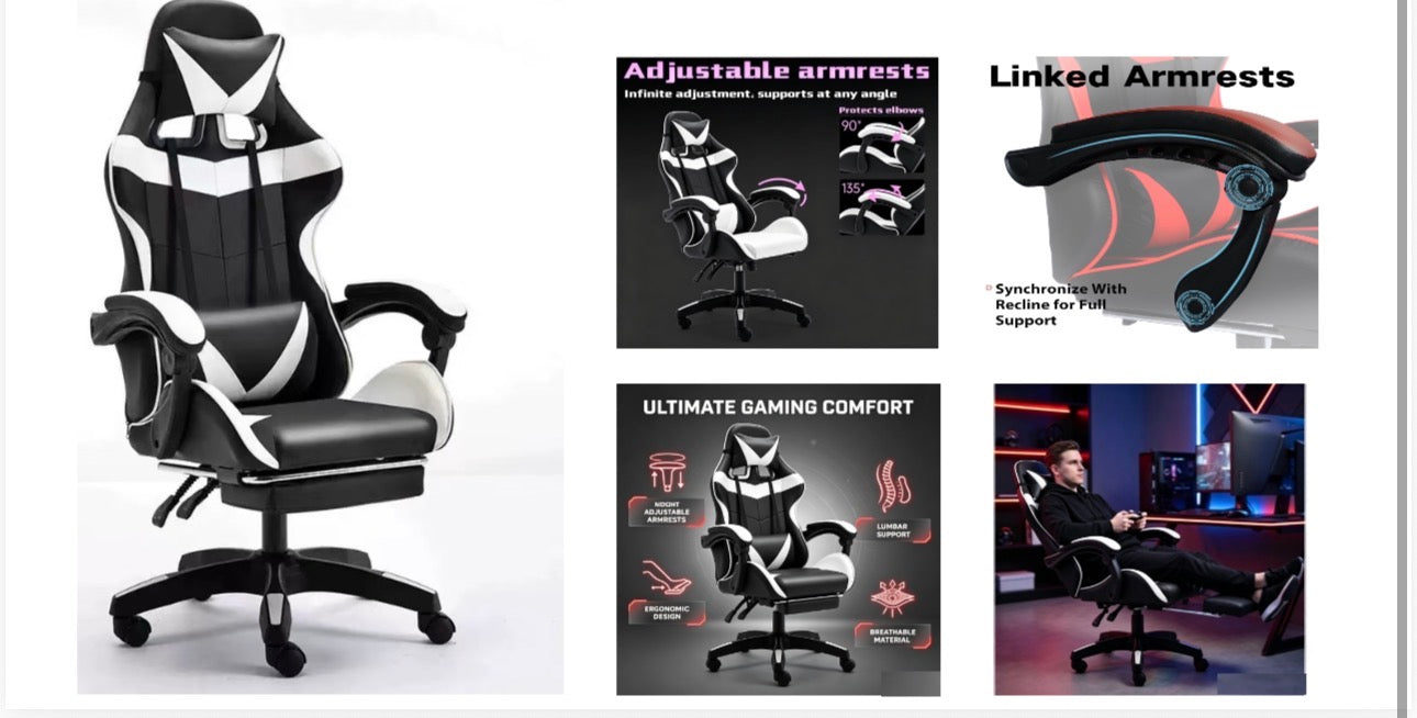MFURN Ergonomic Gaming Chair-Various Colours