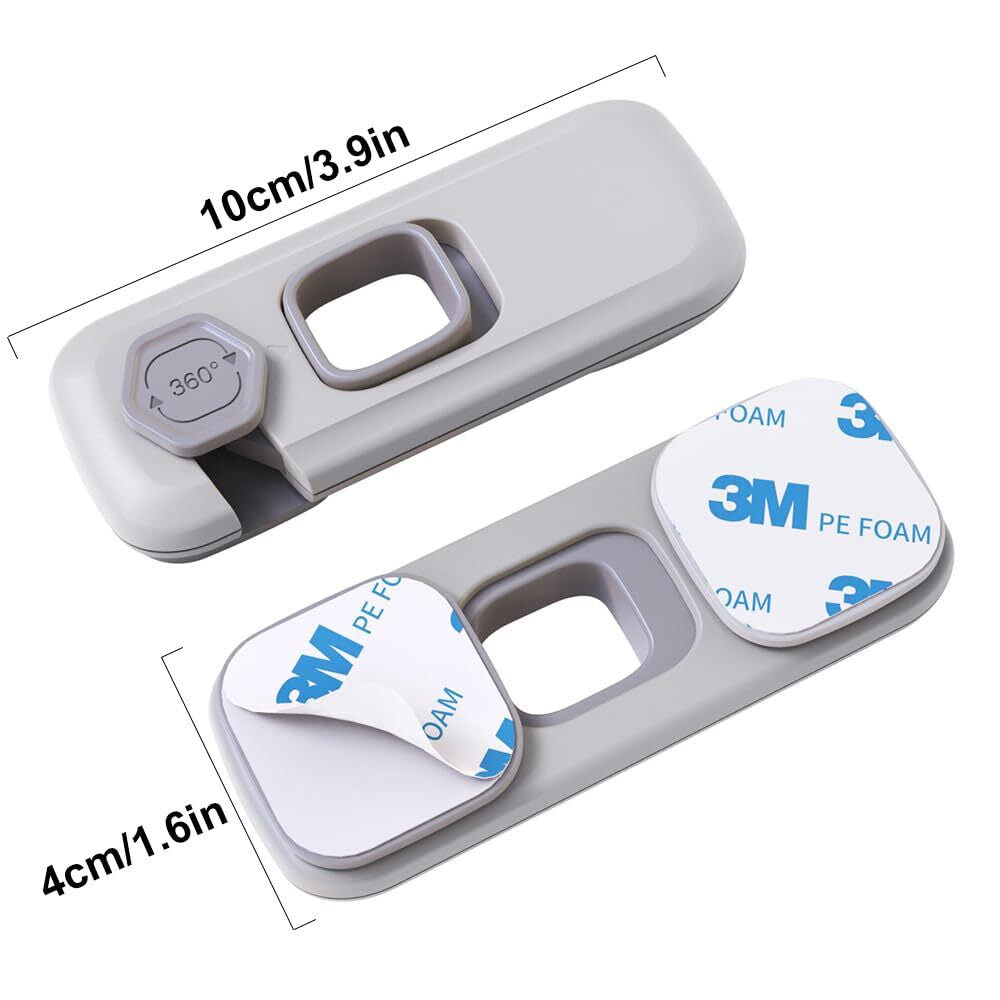 2Pcs Child Proof Refrigerator Lock Fridge Locks for Kids