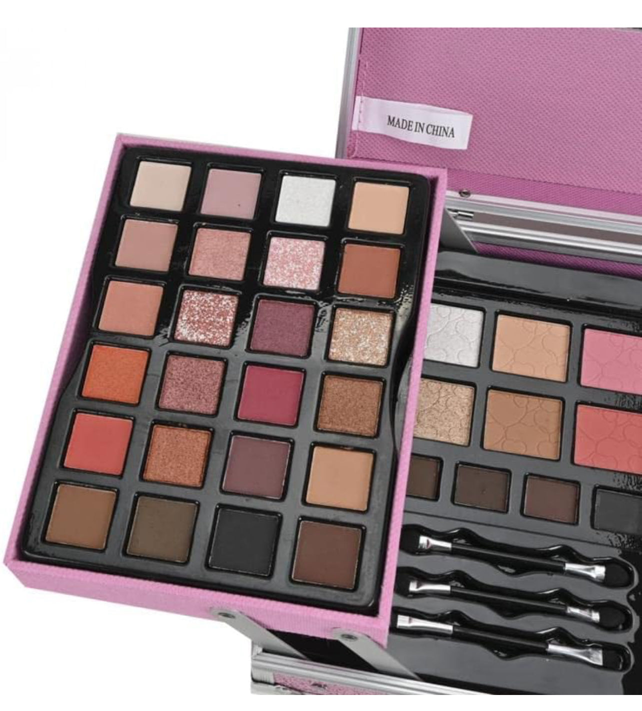 Makeup Set, Makeup Kit, Full Beauty Cosmetics Set, 68 pcs, For Women, Cosmetics Set, Lip Gloss, Eyeshadow, Blast, Eyebrow Powder, Lip Pencil, Brush, Natural Effect, High Color, Long Lasting, Multifunctional.