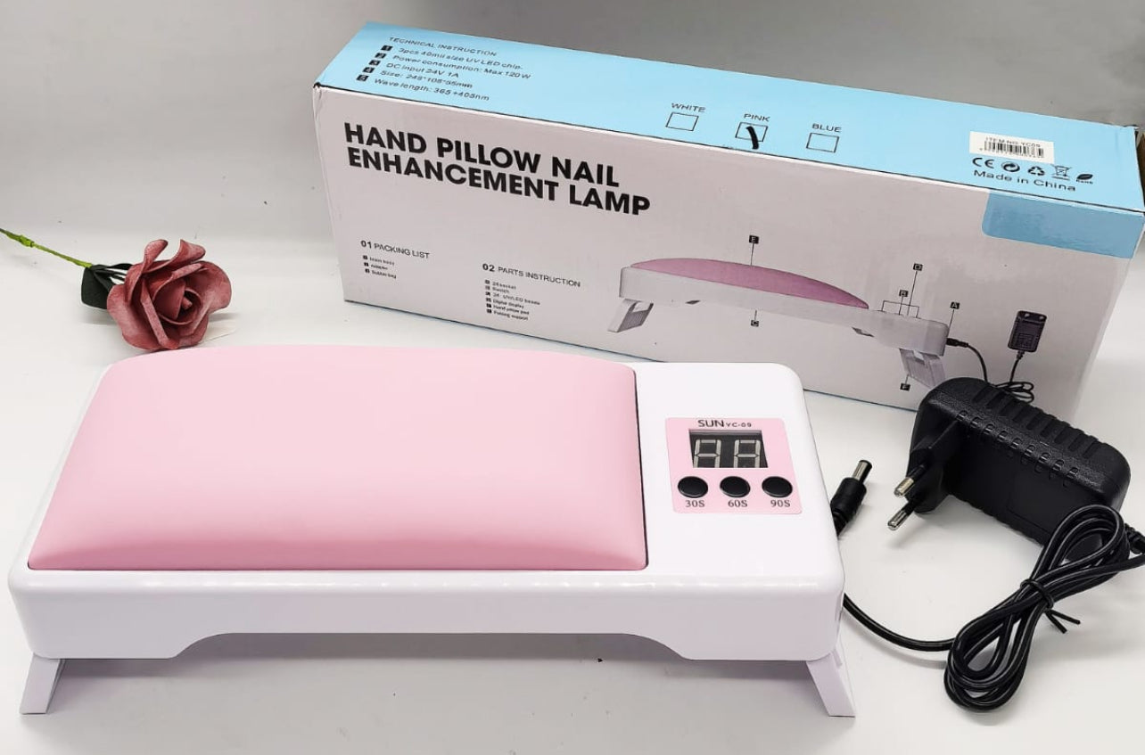 Portable 2 in 1 Hand Pillow Nail Enhancement UV lamp