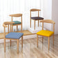 MFurn Scandinavian Dining Chair – PU Leather Upholstered Seat with Steel Frame
