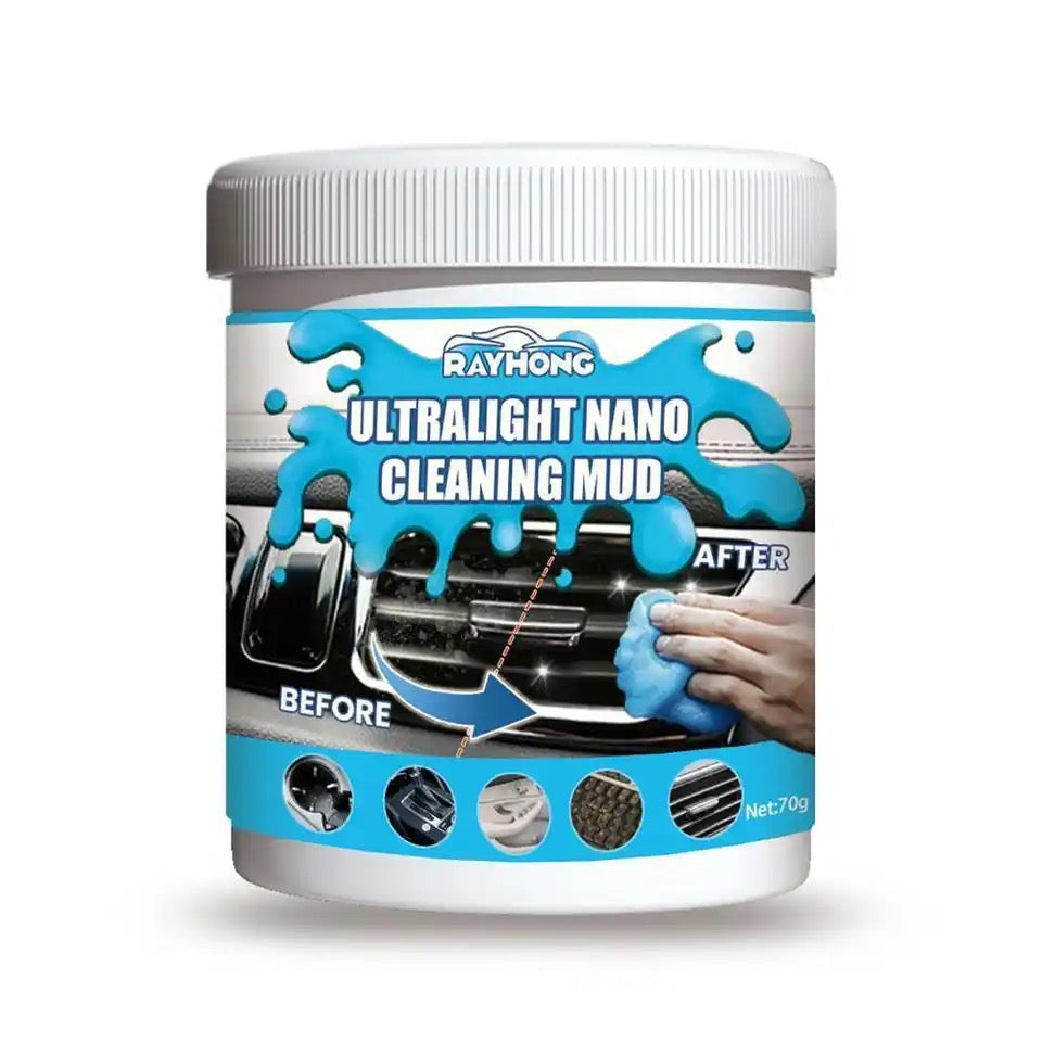 Car Air Vent Magic Dust Cleaner Gel Household Auto Gel Cleaning Rubber Laptop Keyboard Slime Removal Wash Mud.
