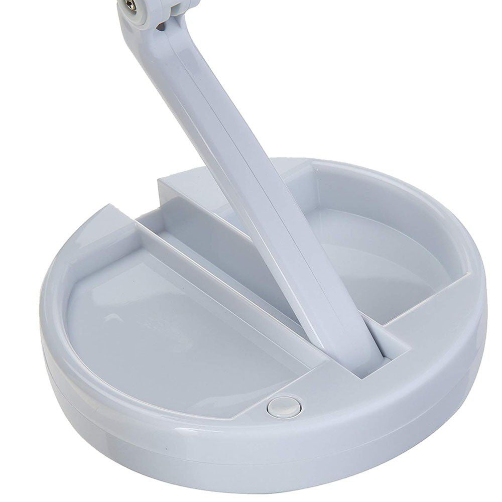 Foldable Double-sided LED Illuminated Cosmetic Mirror