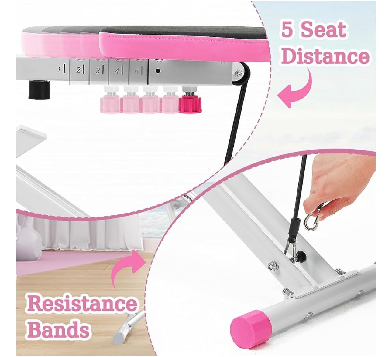 Pro-Sportz 
Foldable Squat Machine for Women,Glutes Workout Machines with LCD Display & Adjustable Seat