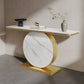 MFURN Contemporary Accent Entryway Console Table Marble