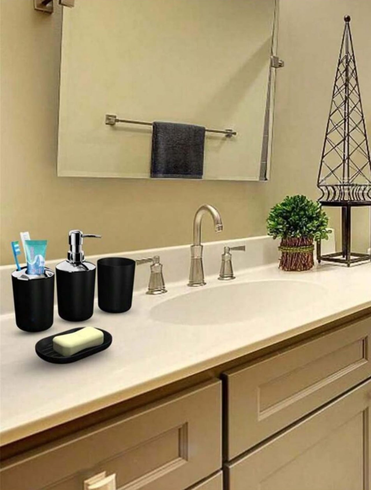 Luxury Bathroom Set - 6pc Various Colours Available