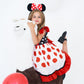 Girls Minnie Princess Dresses Mini Dress for Girls Minnie Costume Polka Dot Dress-Various Sizes