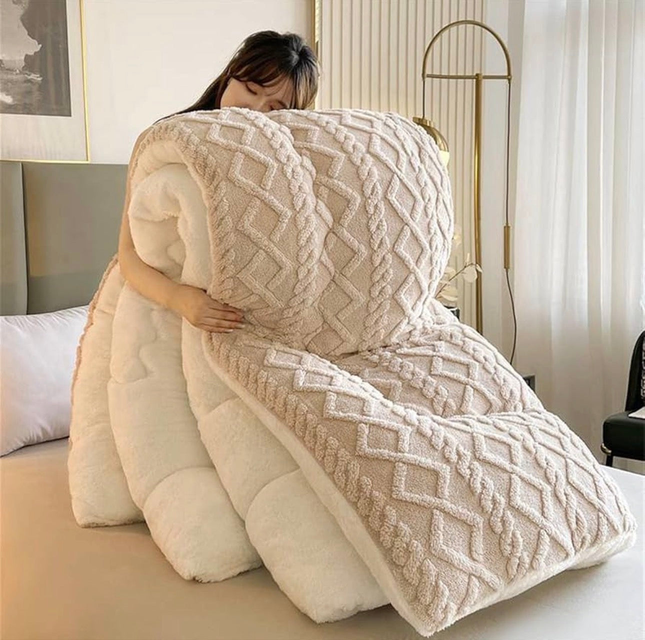 MHome Ultra Plush
5 pcs Comforter Queen Size-Various Colours