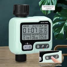 MTech Sprinkler Timer, Water Timers for Hoses Programmable,Irrigation Timer Outdoor with 3-Time Modes/Rain Delay/Manual Watering, Ipx5 Waterproof,1 Outlet