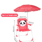 MBaby Kids Folding Animal Chair – Lightweight, Portable & Adorable With Umbrella- Various Colours