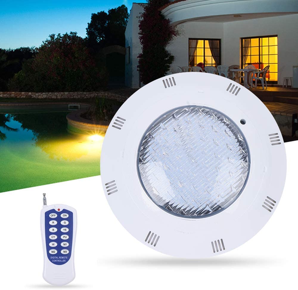 Swimming Pool Light RBG With Remote Control 24.5cm X 4.8cm 12W