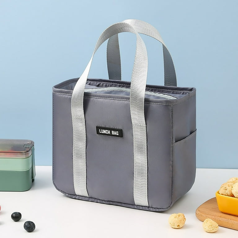 MHome Lunch Bag Insulated Lunch Box, Small Leakproof Cooler Food Lunch Containers Reusable High Capacity Lunch Tote Bags for Work, Travel, Outdoor-Various Colours