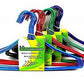 Steel Metal Tubular Kids Hangers Hanger With Plastic Coating In Assorted Colours 10pc Pack