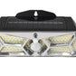 MTech Rechargeable Waterproof Solar Powered Wall 126COB Light With Smart Sensor Motion 2pc Pack
