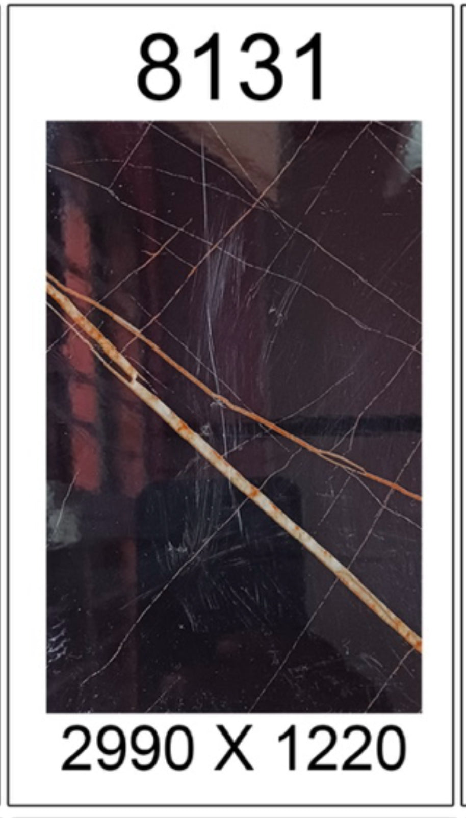 Marble PVC Wall Panel Decor UVC-Available In Various Options