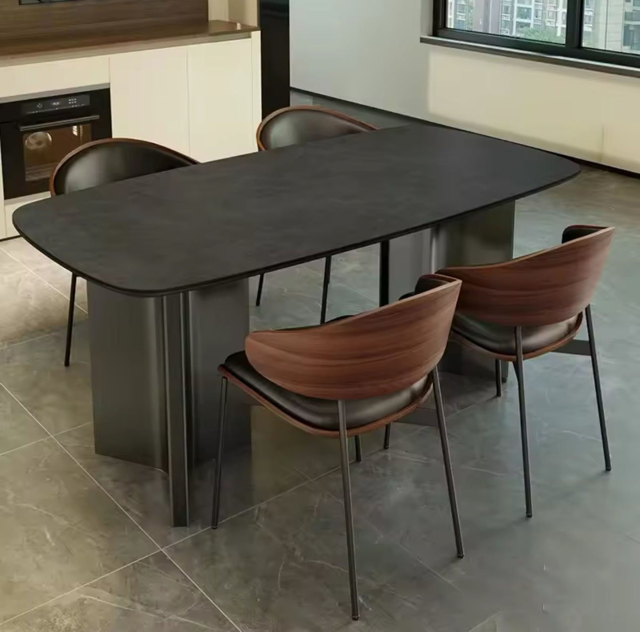 Modern Leather Dinning/Office Chair