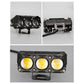 Motorcycle LED Spotlights High And Low Beams Two-Color Lens Headlights