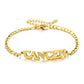 Zodiac Sign Name Bracelet 18K Gold Plated